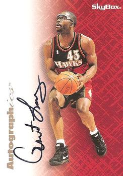 1996-97 SkyBox Premium - Autographics Black Ink #NNO Grant Long Front