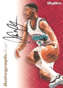 1996-97 SkyBox Premium - Autographics Black Ink #NNO Lawrence Moten Front