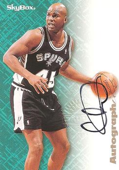 1996-97 SkyBox Premium - Autographics Black Ink #NNO Chuck Person Front