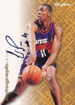 1996-97 SkyBox Premium - Autographics Black Ink #NNO Wesley Person Front