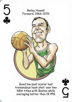 2017 Hero Decks Boston Celtics Basketball Heroes Playing Cards #5♣ Bailey Howell Front