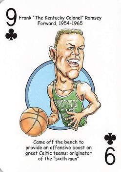 2017 Hero Decks Boston Celtics Basketball Heroes Playing Cards #9♣ Frank Ramsey Front