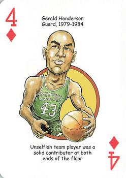 2017 Hero Decks Boston Celtics Basketball Heroes Playing Cards #4♦ Gerald Henderson Front