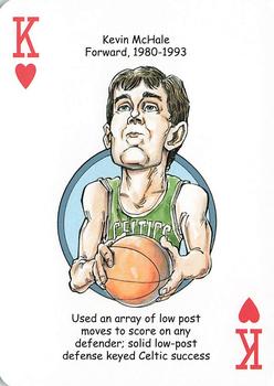 2017 Hero Decks Boston Celtics Basketball Heroes Playing Cards #K♥ Kevin McHale Front