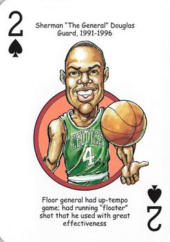 2017 Hero Decks Boston Celtics Basketball Heroes Playing Cards #2♠ Sherman Douglas Front