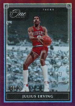 2019-20 Panini One and One - Red #157 Julius Erving Front