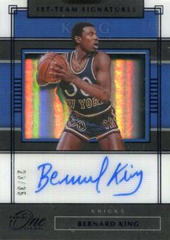 2019-20 Panini One and One - First-Team Signatures Purple #FT-BKG Bernard King Front