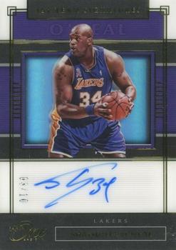 2019-20 Panini One and One - First-Team Signatures Gold #FT-SON Shaquille O'Neal Front