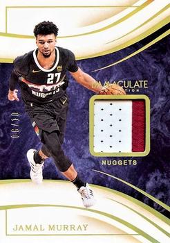 2019-20 Panini Immaculate Collection - Materials Gold #MT-KAM Jamal Murray Front
