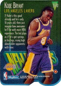 1996-97 SkyBox Premium - New Editions #3 Kobe Bryant Back