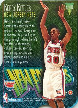 1996-97 SkyBox Premium - New Editions #6 Kerry Kittles Back