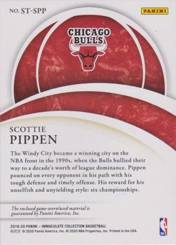 2019-20 Panini Immaculate Collection - The Standard #ST-SPP Scottie Pippen Back