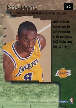 1996-97 SkyBox Premium - Star Rubies #55 Kobe Bryant Back