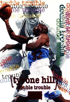 1996-97 SkyBox Premium - Star Rubies #266 Tyrone Hill Front