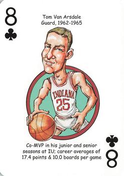 2014 Hero Decks Indiana Hoosiers Basketball Heroes Playing Cards #8♣ Tom Van Arsdale Front