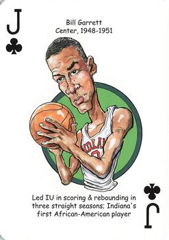 2014 Hero Decks Indiana Hoosiers Basketball Heroes Playing Cards #J♣ Bill Garrett Front
