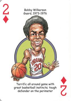 2014 Hero Decks Indiana Hoosiers Basketball Heroes Playing Cards #2♦ Bobby Wilkerson Front