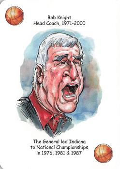 2014 Hero Decks Indiana Hoosiers Basketball Heroes Playing Cards #NNO Bob Knight Front