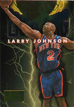 1996-97 SkyBox Premium - Thunder and Lightning #7 Larry Johnson Front