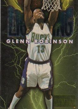 1996-97 SkyBox Premium - Thunder and Lightning #6 Glenn Robinson Front
