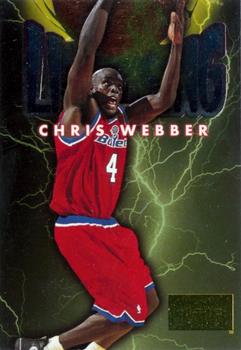 1996-97 SkyBox Premium - Thunder and Lightning #10 Chris Webber Front