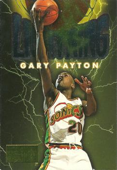 1996-97 SkyBox Premium - Thunder and Lightning #8 Gary Payton Front
