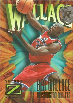 Ben Wallace Autographed 10 Grade 1996/97 Z-Force Rookie Card w/ HOF -  Detroit City Sports