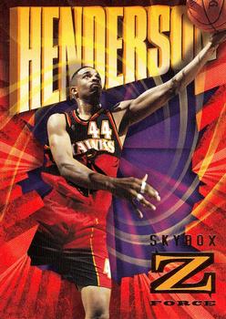 1996-97 SkyBox Z-Force #2 Alan Henderson Front