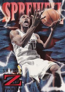 1996-97 SkyBox Z-Force #31 Latrell Sprewell Front