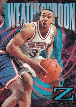 1996-97 SkyBox Z-Force #67 Clarence Weatherspoon Front