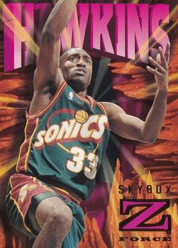1996-97 SkyBox Z-Force #82 Hersey Hawkins Front