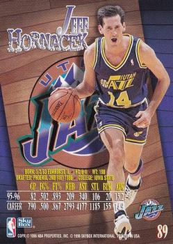 1996-97 SkyBox Z-Force #89 Jeff Hornacek Back
