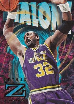 1996-97 SkyBox Z-Force #90 Karl Malone Front