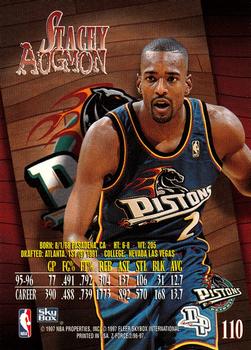1996-97 SkyBox Z-Force #110 Stacey Augmon Back