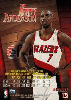 1996-97 SkyBox Z-Force #128 Kenny Anderson Back