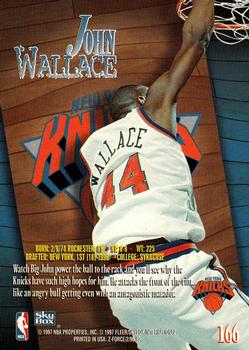 1996-97 SkyBox Z-Force #166 John Wallace Back