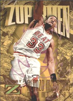 1996-97 SkyBox Z-Force #185 Alonzo Mourning Front