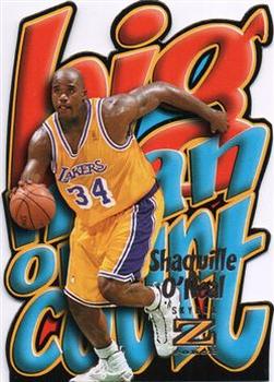 1996-97 SkyBox Z-Force - Big Man on Court #8 Shaquille O'Neal Front