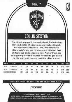 2020-21 Hoops #7 Collin Sexton Back