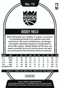 2020-21 Hoops #13 Buddy Hield Back