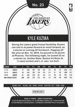 2020-21 Hoops #23 Kyle Kuzma Back