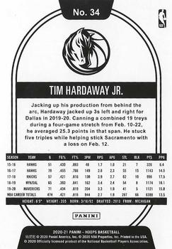 2020-21 Hoops #34 Tim Hardaway Jr. Back