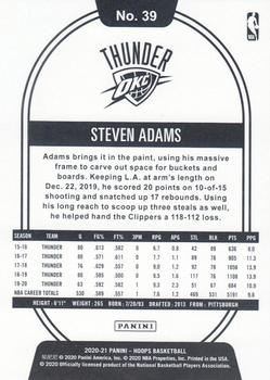 2020-21 Hoops #39 Steven Adams Back
