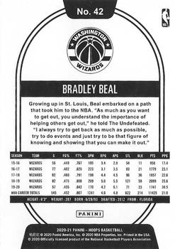 2020-21 Hoops #42 Bradley Beal Back