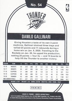 2020-21 Hoops #54 Danilo Gallinari Back