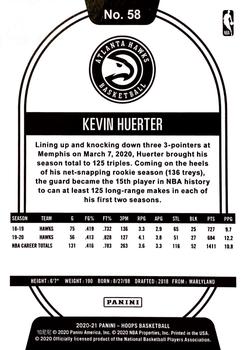 2020-21 Hoops #58 Kevin Huerter Back