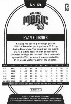 2020-21 Hoops #69 Evan Fournier Back