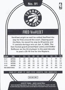 2020-21 Hoops #91 Fred VanVleet Back