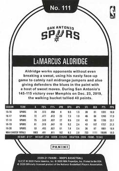 2020-21 Hoops #111 LaMarcus Aldridge Back