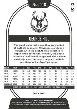 2020-21 Hoops #118 George Hill Back